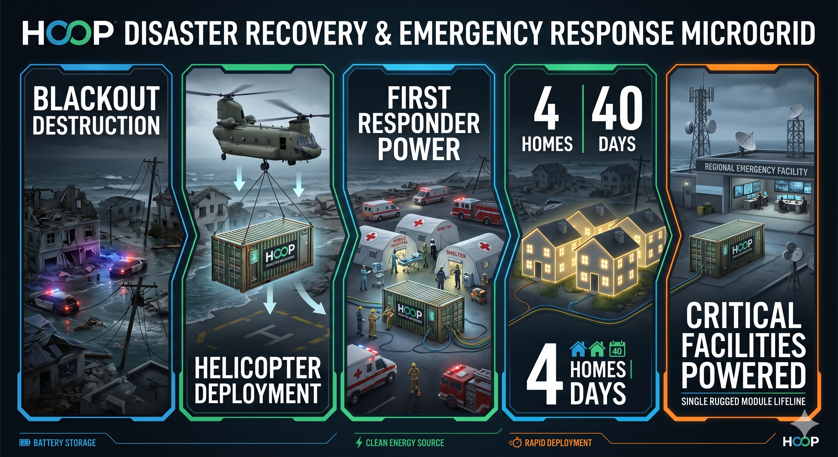 HOOP Disaster Recovery & Emergency Response Microgrid